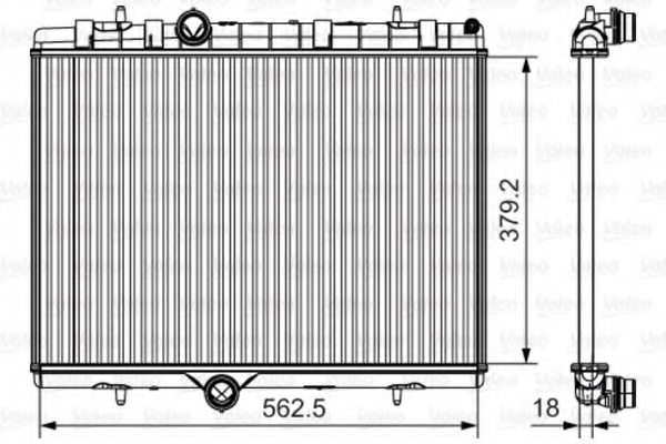 VALEO 701507 Radiator, engine cooling